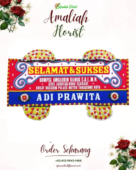 Papan Bunga Ucapan Selamat Gulon